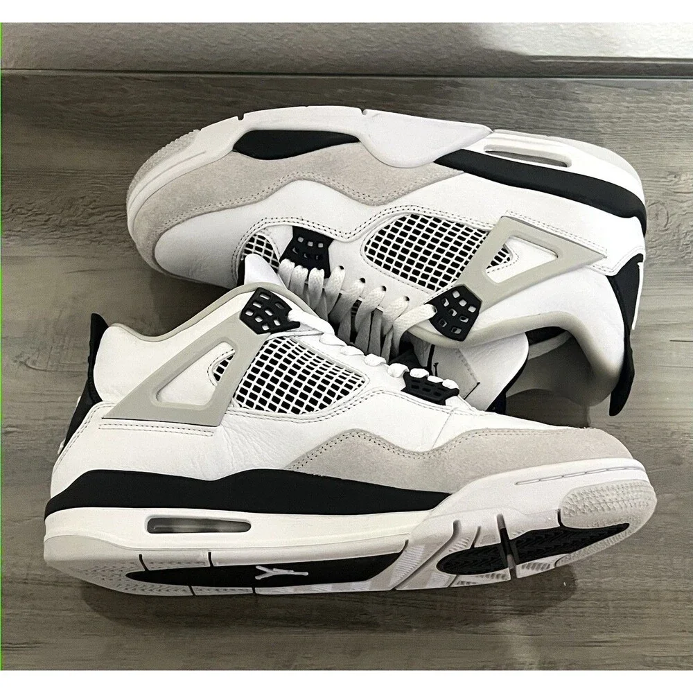 Jordan 4 Retro Military Black - DH6927-111 Size 10 With Box CLEAN